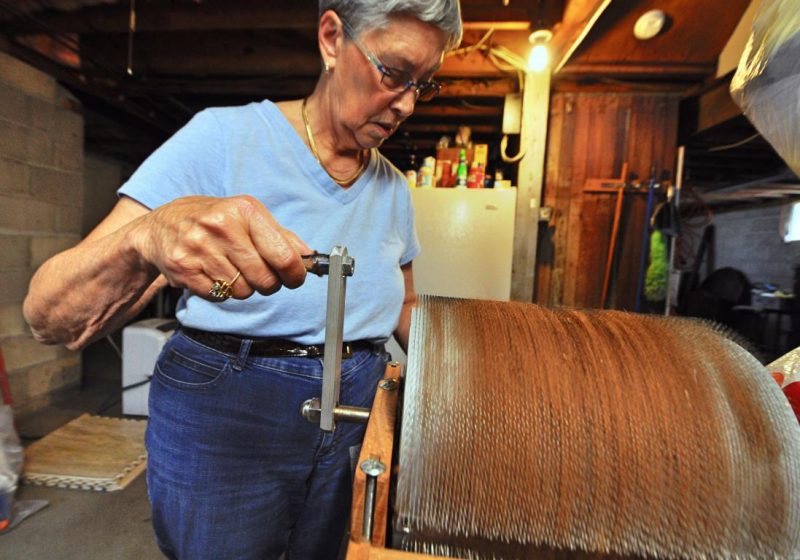 Alpaca Creations - Teresa Genaux spinning fibers